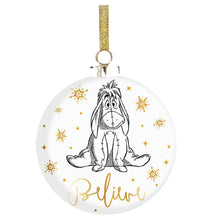 Load image into Gallery viewer, COLLECTIBLE CHRISTMAS BAUBLE: EEYORE BELIEVE
