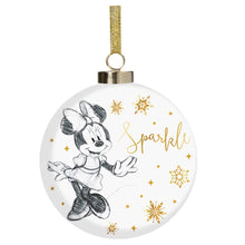 Load image into Gallery viewer, COLLECTIBLE CHRISTMAS BAUBLE: MINNIE MOUSE SPARKLE
